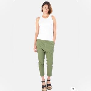 Nili Lotan Paris Pant Camo Green Size 6